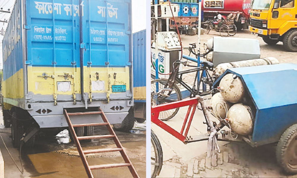 ঝুঁকিপূর্ণ সিলিন্ডারে ভরে শিল্পকারখানায় সরবরাহ, বাড়ছে দুর্ঘটনার ঝুঁকি